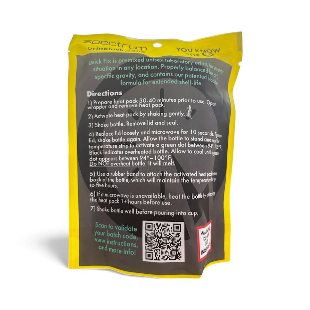 Quick Fix Plus 6.3 – Complete Synthetic Urine Kit (Ready to Use)